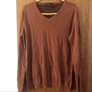 Pull & Bear V Neck Sweater Women’s Sz L EU M US